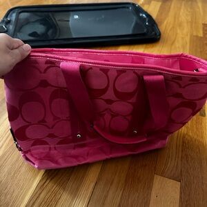 Coach pink bag